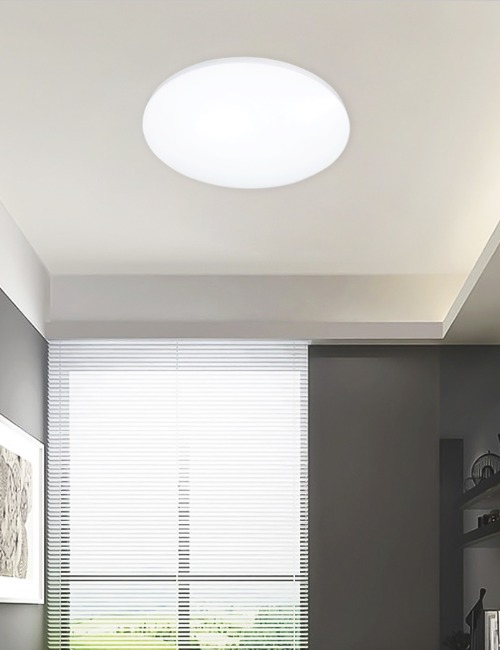 퓨로 LED 원형 사각 인테리어 방등 평판등 천장등 50W (리모컨 미포함)