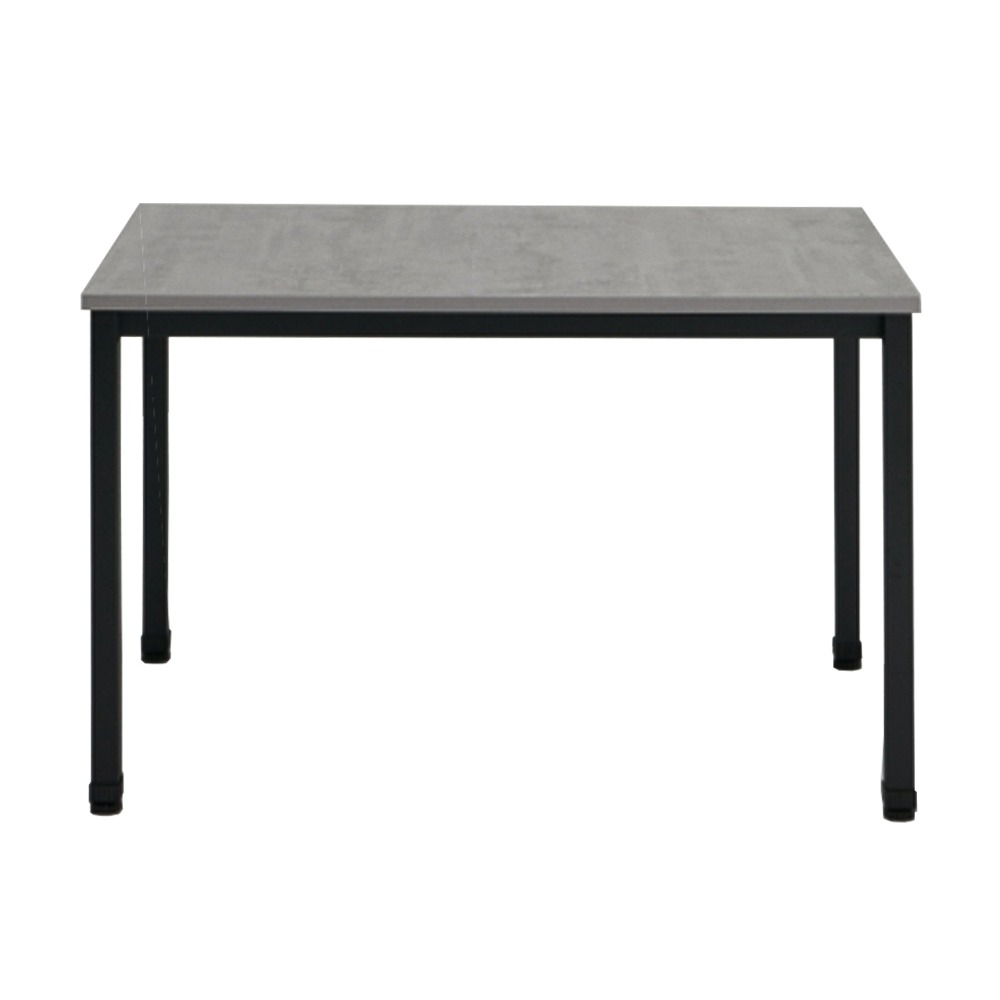 킨더 사각 테이블 [1000/1200] (블랙+빈티지그레이) 업소용 식탁(다리 포함)
